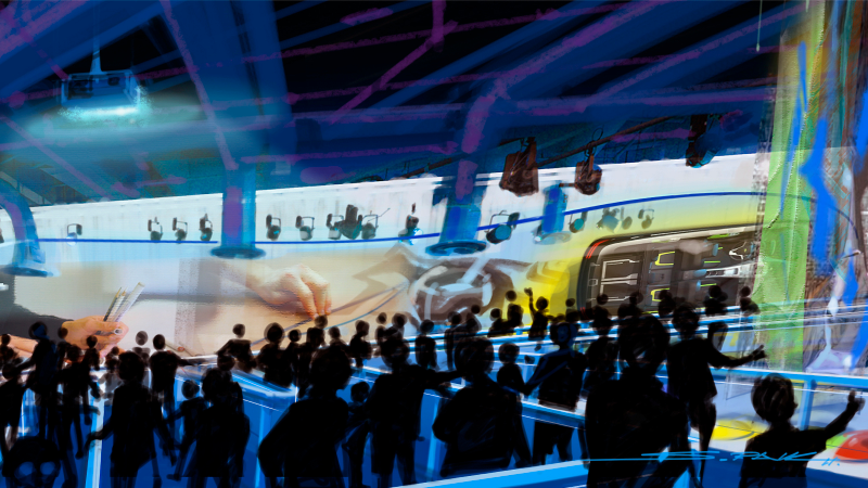 Illustration for article titled This Is The Reimagined Chevy Test Track Ride At Disney World